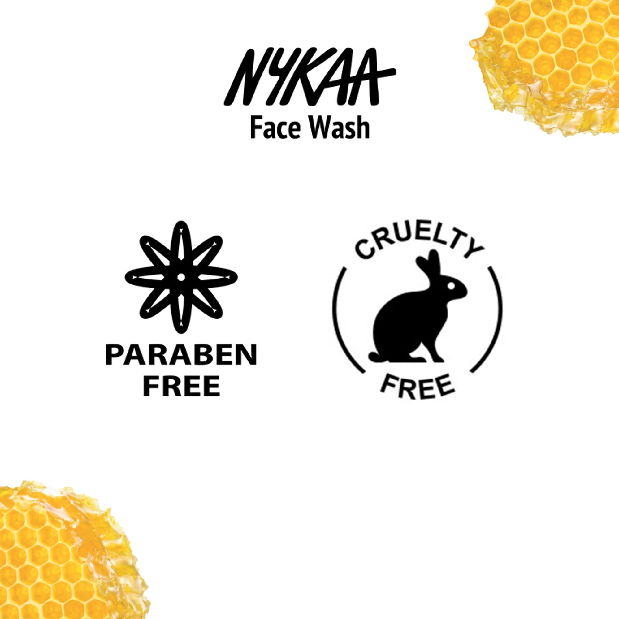 Nykaa Anti-Acne Face Wash With Salicylic Acid, Tea Tree & Neem - For Oily & Acne Prone Skin - Saffron Honey