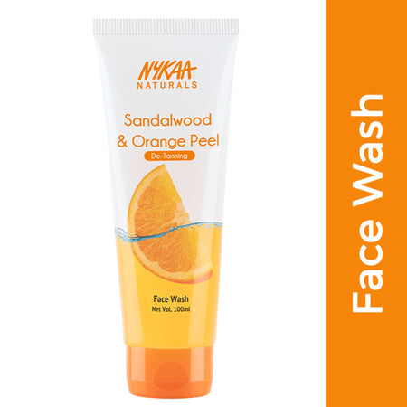 Nykaa Anti-Acne Face Wash With Salicylic Acid, Tea Tree & Neem - For Oily & Acne Prone Skin - Sandalwood Orange Peel