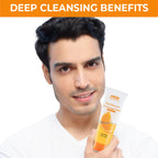 Nykaa Anti-Acne Face Wash With Salicylic Acid, Tea Tree & Neem - For Oily & Acne Prone Skin - Sandalwood Orange Peel