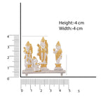 Estele Gold-Polished Spiritual Ram Darbar|God Ram,Laxman,Sita & Hanuman Idol for Home/Car Décor