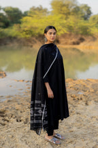 Vegaa Fashion Black Chanderi Silk Designer Salwar Suit - Distacart
