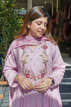 Vegaa Fashion Light Pink Chanderi Silk Embroidered Salwar Suit - Distacart