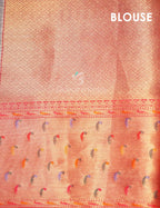 Shades Of Red Colour Banaras Borders And Creeper Design Semi Silk Saree By Gayathri Reddy Designer Studio
