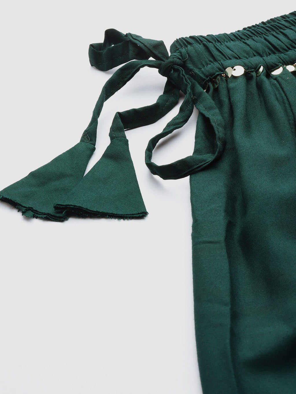 TAG 7 Women Flared Elasticated Ethnic Palazzos