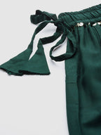 TAG 7 Women Flared Elasticated Ethnic Palazzos