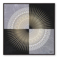 Tehzeeb Creations Golden Embossed Wall Painting