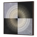 Tehzeeb Creations Golden Embossed Wall Painting