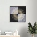 Tehzeeb Creations Golden Embossed Wall Painting