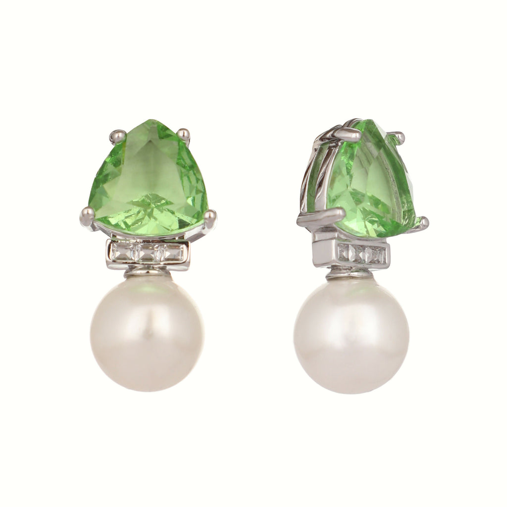 Nuyug Green Emerald Elegance Anti Tarnish Studs - Distacart