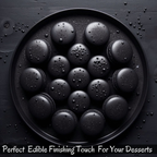 tulip black edible luster dust 5 gms