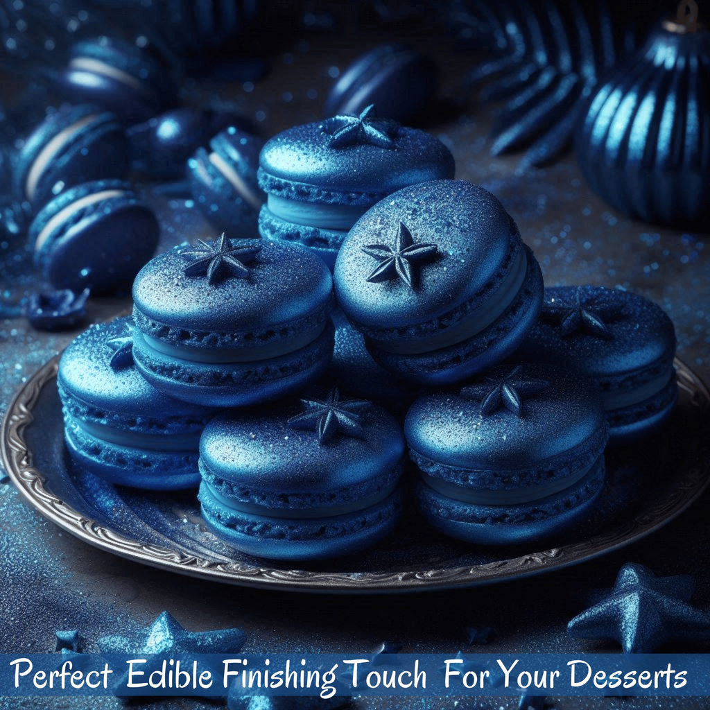 poppy blue edible luster dust 5 gms