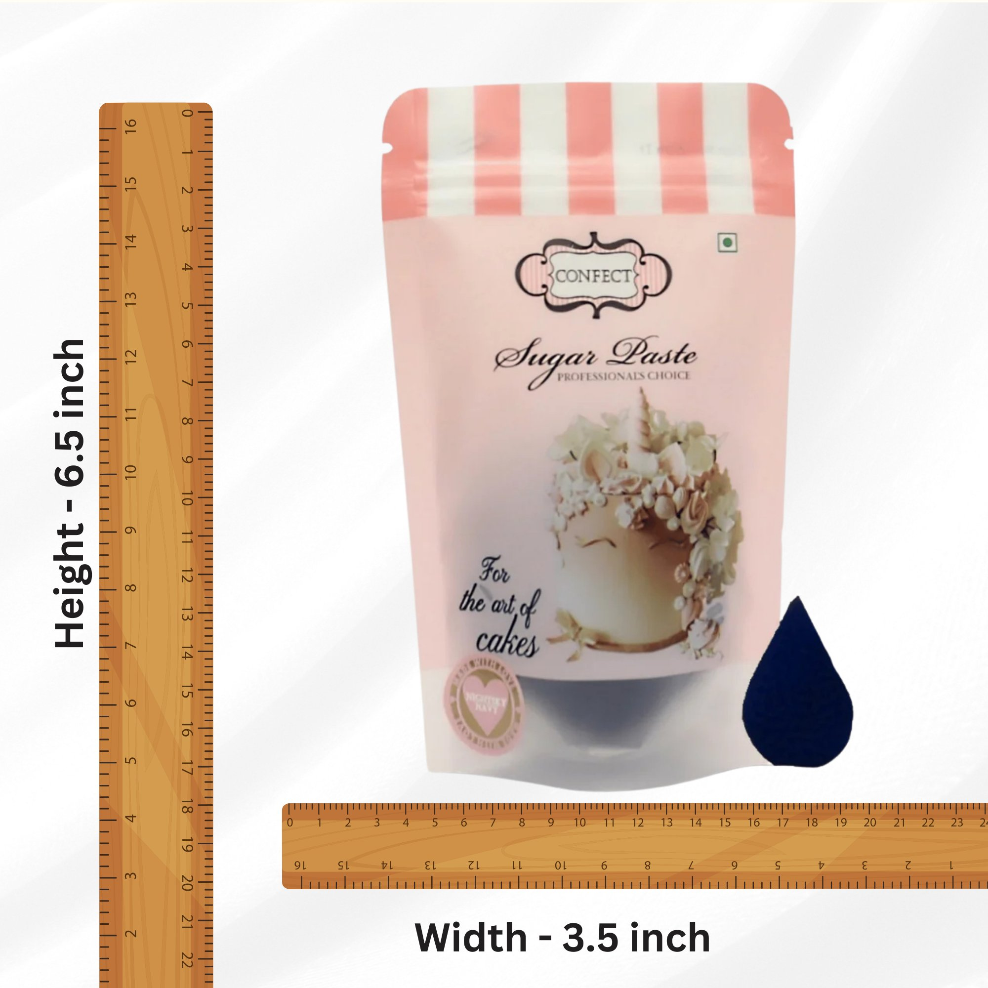 confect nightsky navy sugarpaste br b 250 gms b