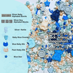 confect boys baby shower sprinkles gender reveal sprinkles baby blue sprinkles for cake cupcake decorating pack of 5 baby shower 35