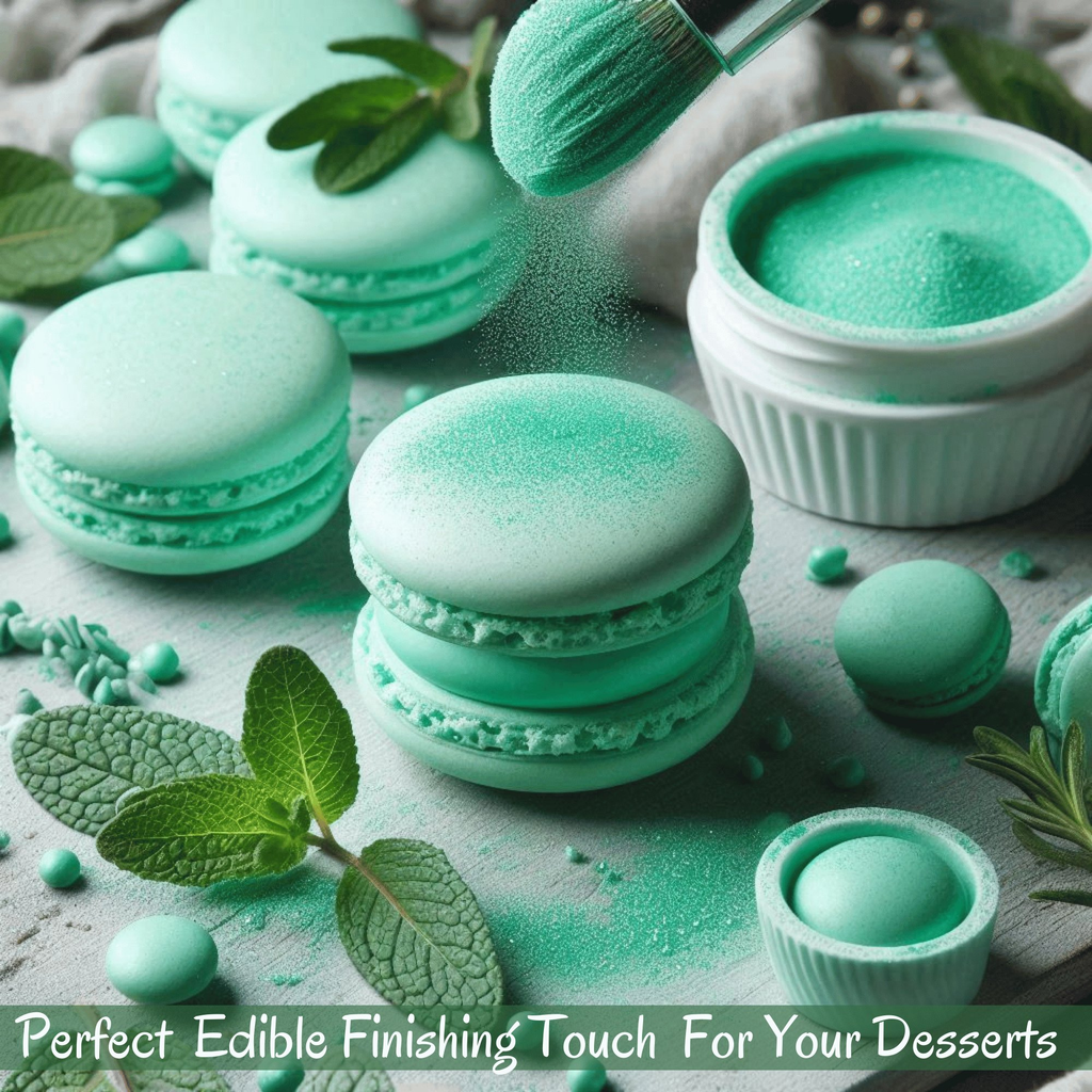frost green edible luster dust 5 gms