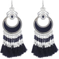 Hanging Earrings With Threads
