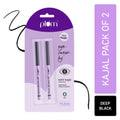 Plum Eye-Swear-By Kohl Kajal Combo - Deep Black
