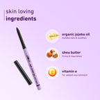Plum Eye-Swear-By Kohl Kajal Combo - Deep Black