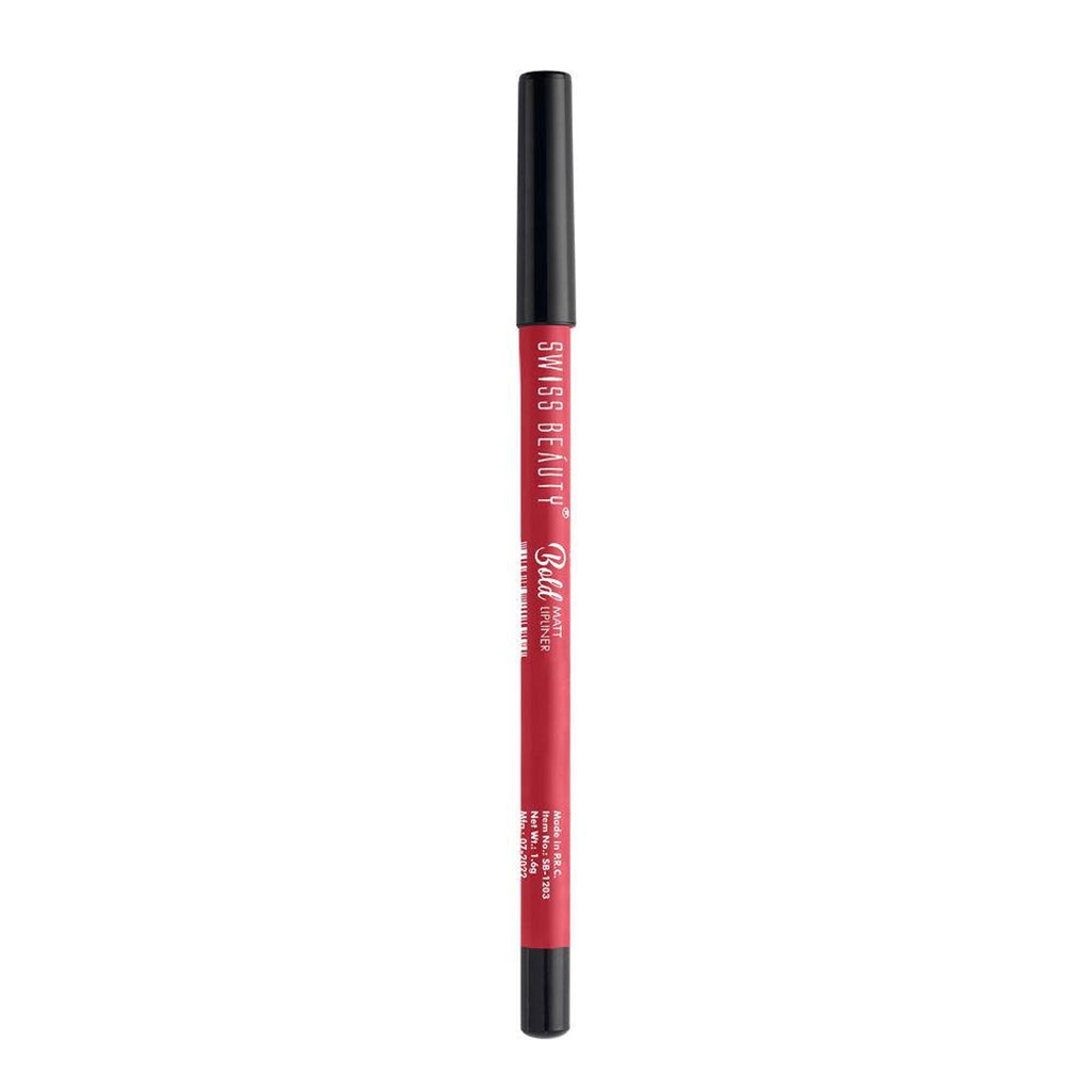 Swiss Beauty Bold Matt Lip Liner Pencil, Long-lasting , Matte Finish , Non-Drying - 4 Fruit Punch - Distacart