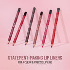 Swiss Beauty Bold Matt Lip Liner Pencil, Long-lasting , Matte Finish , Non-Drying - 6 Cherry Brown - Distacart