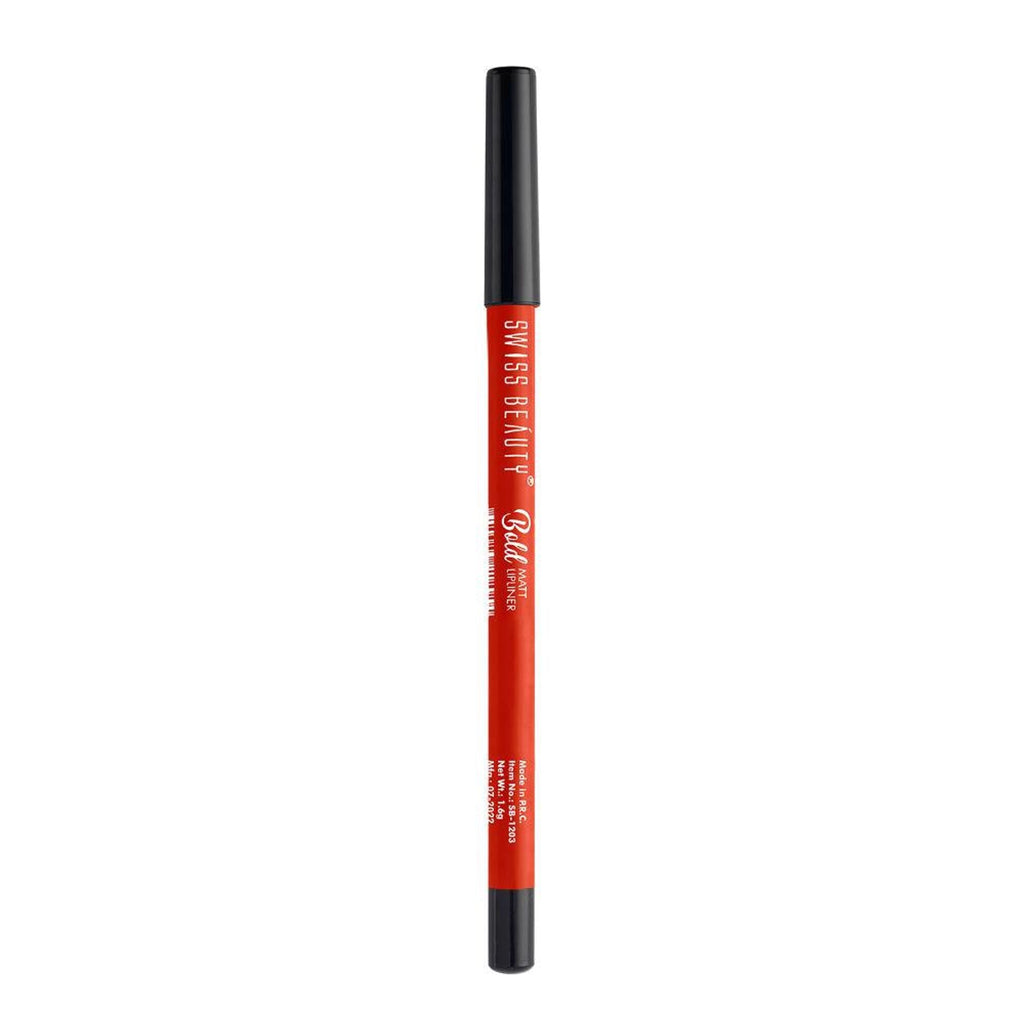 Swiss Beauty Bold Matt Lip Liner Pencil, Long-lasting , Matte Finish , Non-Drying - 8 Orange Red - Distacart