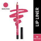 Swiss Beauty Bold Matt Lip Liner Pencil, Long-lasting , Matte Finish , Non-Drying - 10 Pink Crush