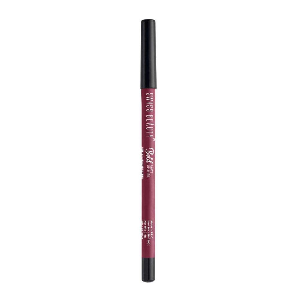 Swiss Beauty Bold Matt Lip Liner Pencil, Long-lasting , Matte Finish , Non-Drying - 11 Purple - Distacart