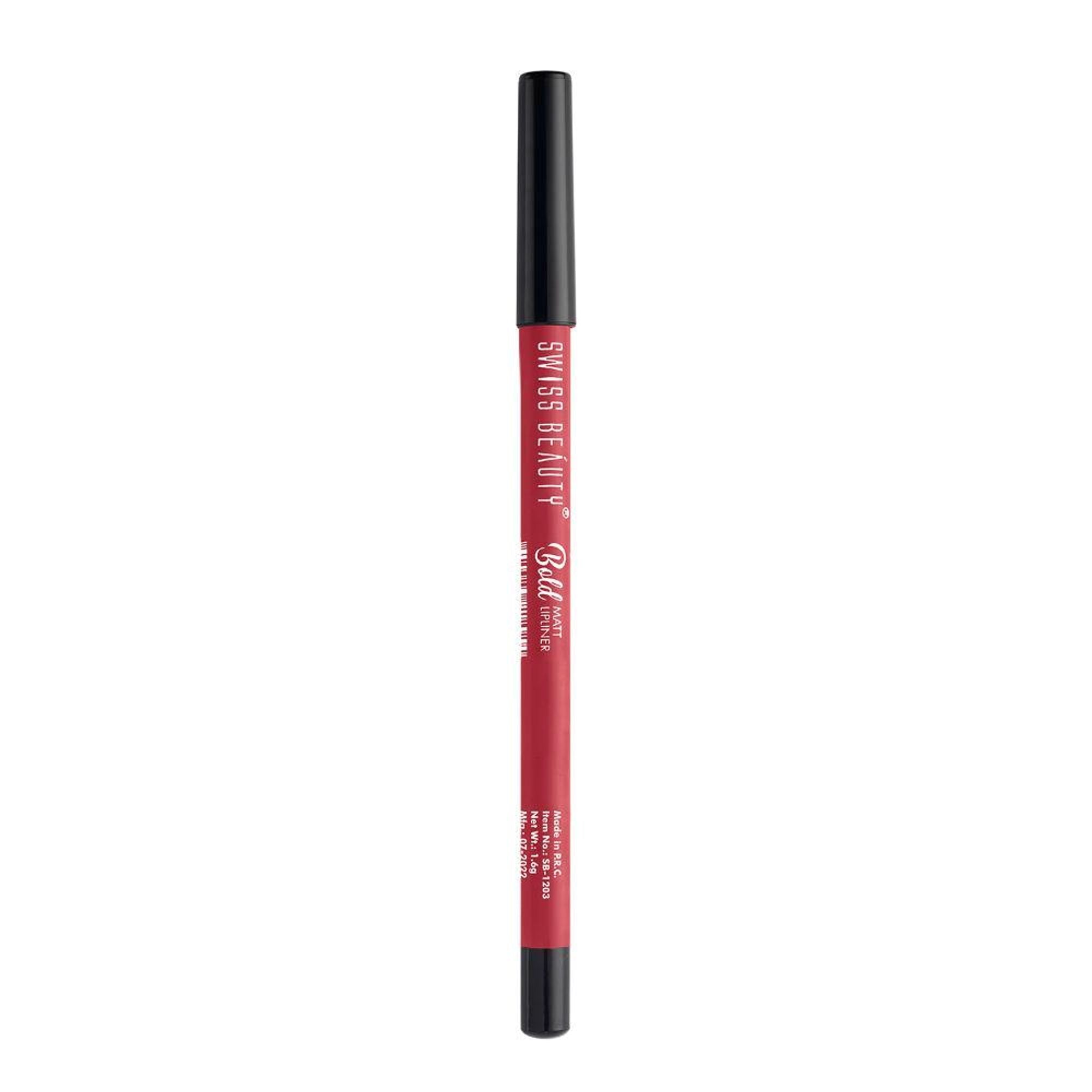 Swiss Beauty Bold Matt Lip Liner Pencil, Long-lasting , Matte Finish , Non-Drying - 13 Sandy Pink - Distacart