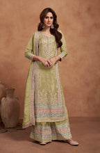 Anaita Lemon Embroidered Silk Salwar Suit - Distacart