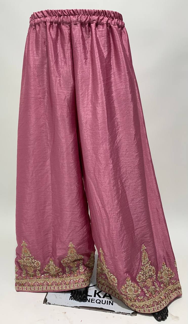 Lorenvalley Multicolor Chinon Embroidery With Sequince Work Salwar Kameez Stitched
