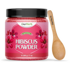 OurHerb Hibiscus Flower Powder For Face Pack And Hair Mask For All Types Of Hair