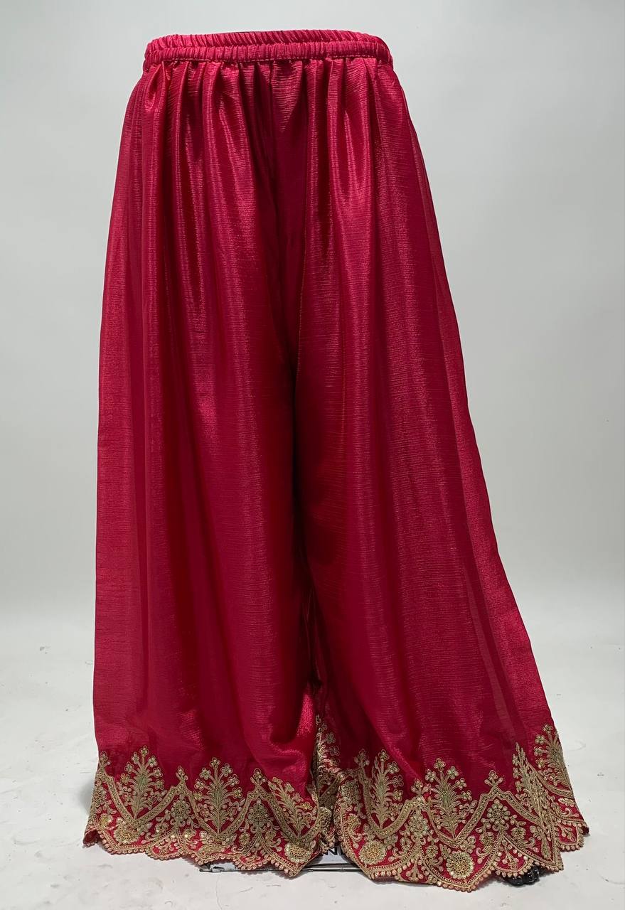 Lorenvalley Multicolor Chinon Embroidery With Sequince Work Salwar Kameez Stitched