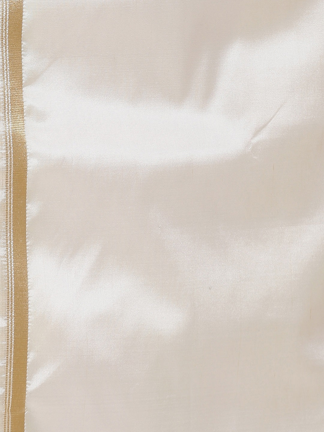 Sethukrishna Men Cream Solid Double Layer Readymade Dhoti With Pocket - Distacart