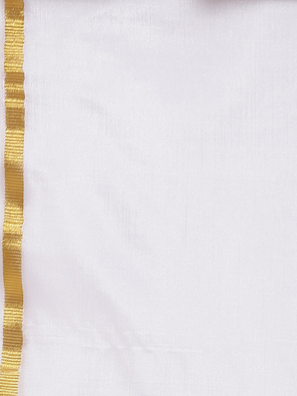 Sethukrishna White Solid Double Layer Readymade Dhoti With Pocket - Distacart