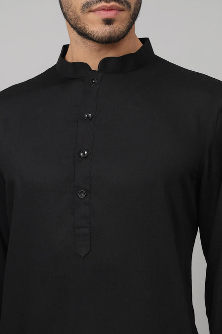 Stem Embroidery Cotton Kurta by Hilo Design