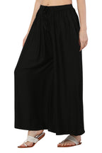 PAVONINE Black Color Rayon Fabric Jumbo Sharara For Women - Distacart