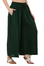 PAVONINE Bottle Green Color Rayon Fabric Jumbo Sharara For Women - Distacart