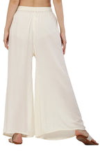 PAVONINE Off White Color Rayon Fabric Jumbo Sharara For Women - Distacart
