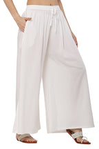 PAVONINE White Color Rayon Fabric Jumbo Sharara For Women - Distacart
