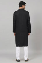 Stem Embroidery Cotton Kurta by Hilo Design