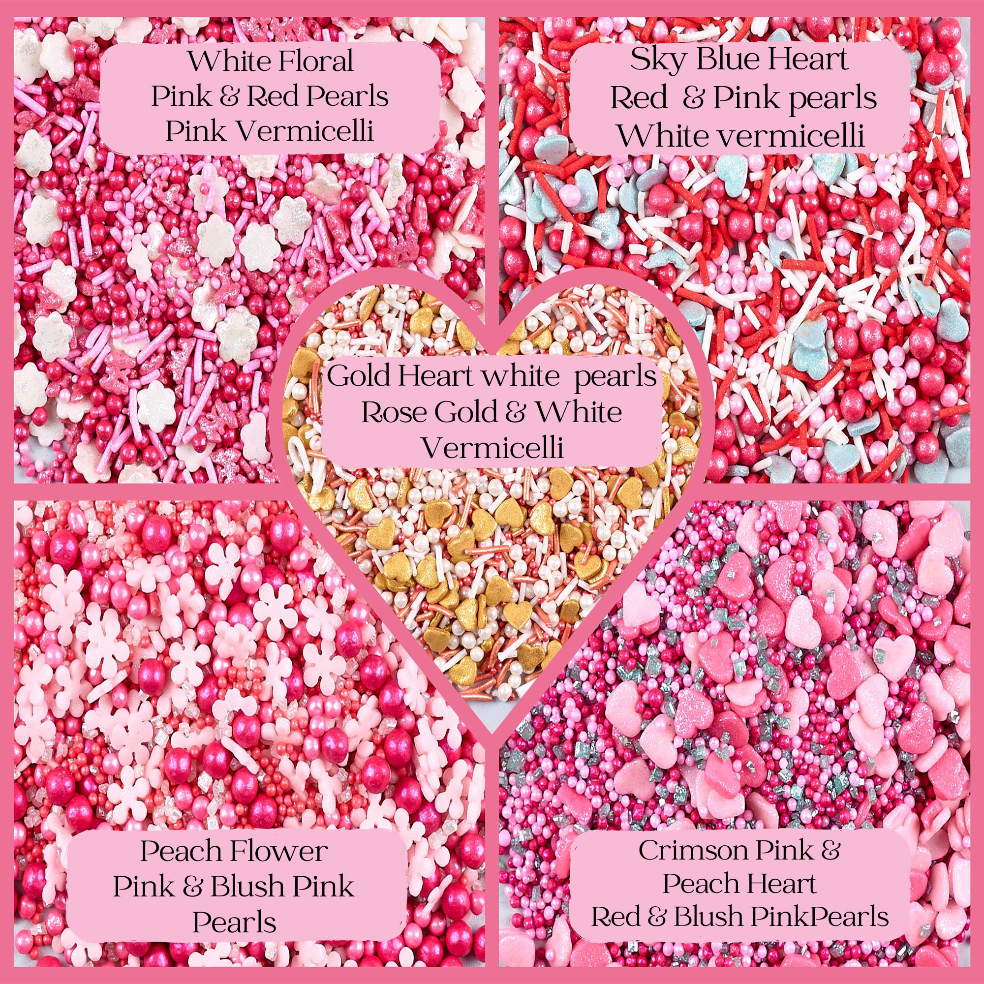 valentine sprinkles vs multipack 11 100 gms