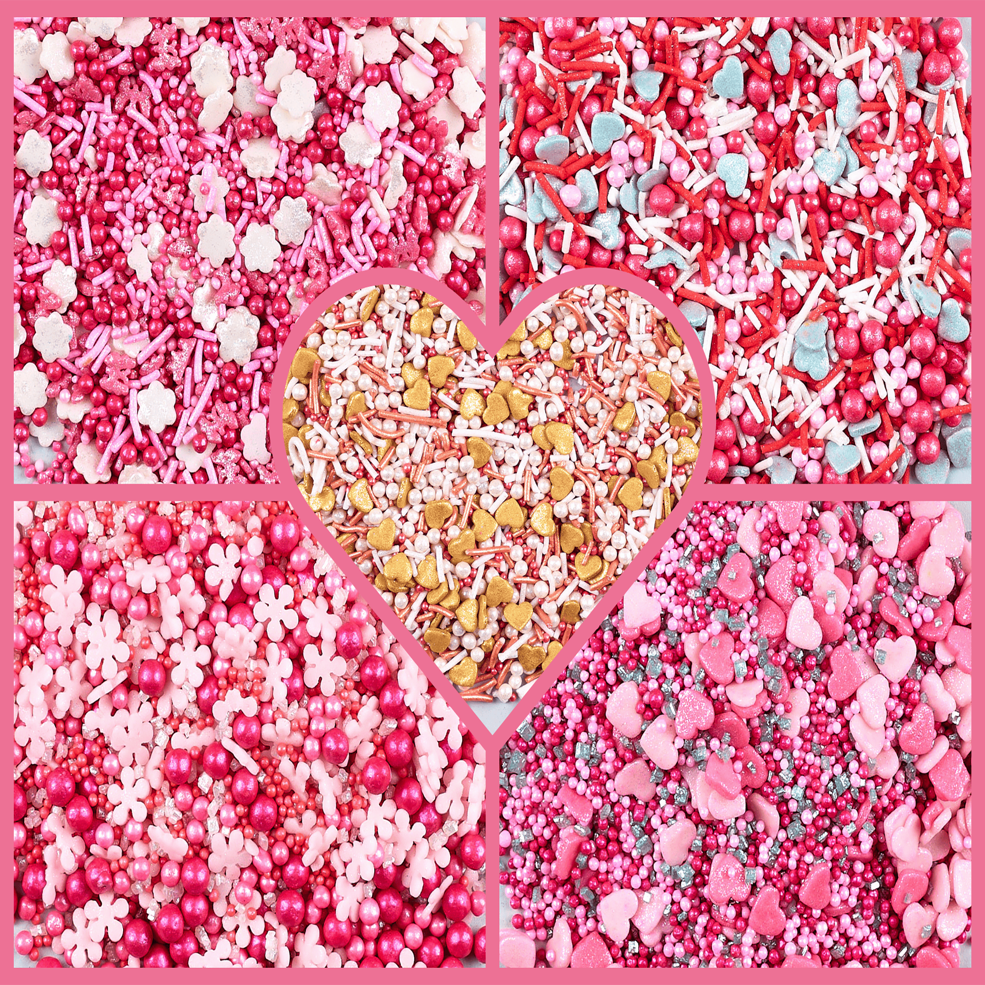 valentine sprinkles vs multipack 11 100 gms