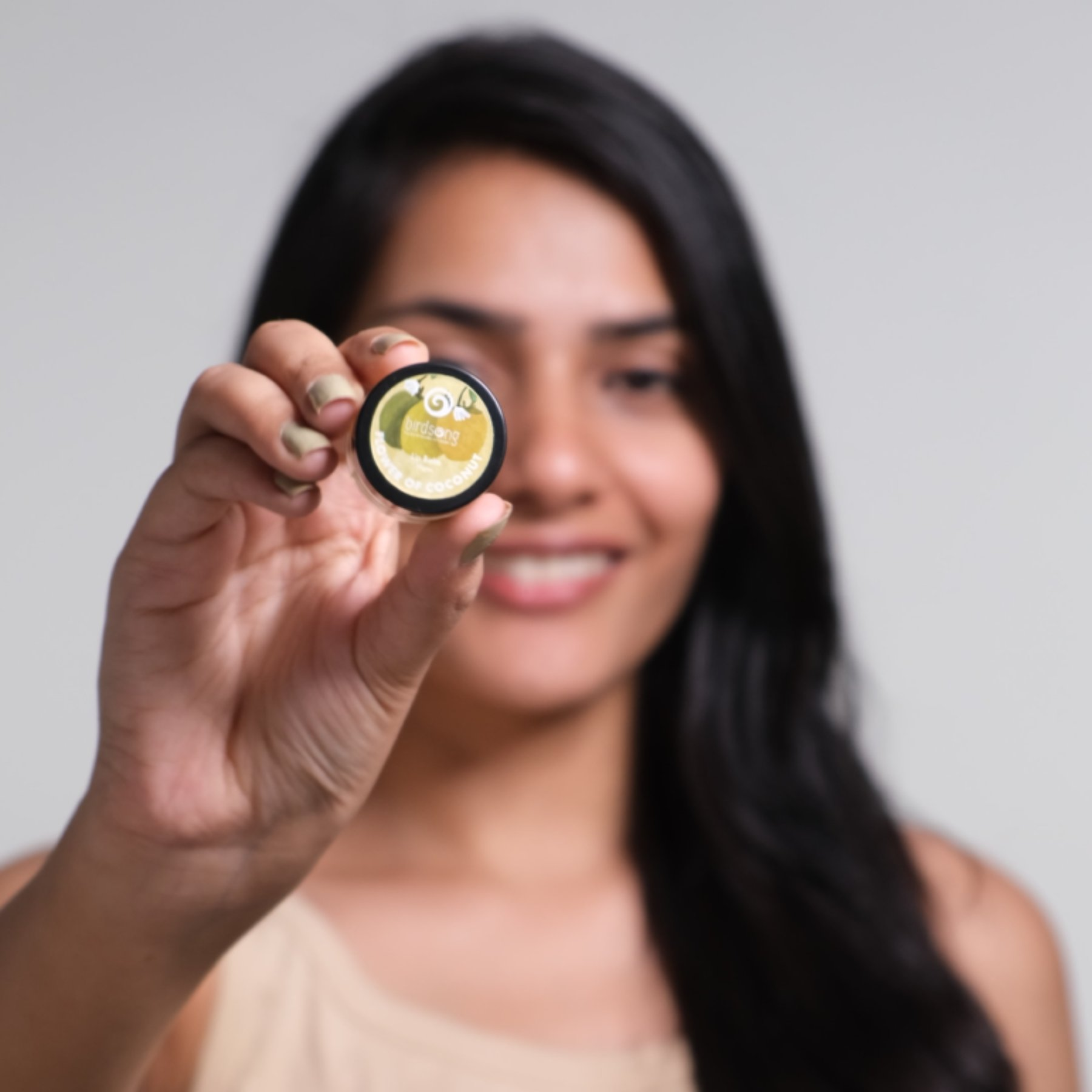 lip balm flower of coconut