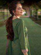 Indo Era Ethnic Motifs Yoke Design Straight Kurta with Trousers & Dupatta - Distacart