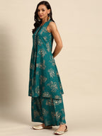 All About You Ethnic Motifs Printed Kurta with Palazzos