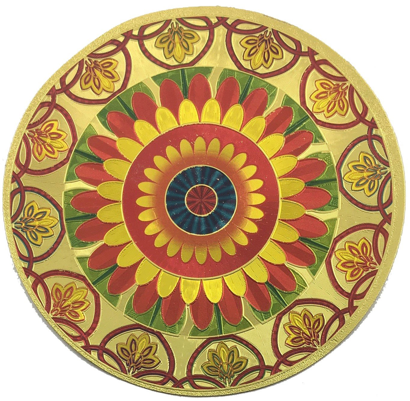Stickerbazaar Micro Golden Embossing Rangoli Stickers - Distacart