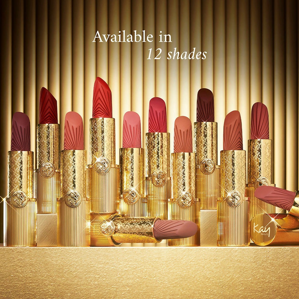 Kay Beauty x Falguni Shane Peacock Luxe Matte Lipstick - Runway Showstopper - Distacart