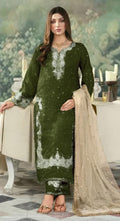 Anaita Mehndi Jimmy Choo Suit With Embroidery & Sequence Work - Distacart
