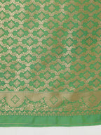 Monjolika Fashion Yellow Banarasi Silk Blend SareeWith Zari Woven Rich Brocade Design - Distacart