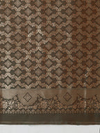 Monjolika Fashion Red Banarasi Silk Blend SareeWith Zari Woven Rich Brocade Design - Distacart