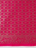 Monjolika Fashion Light Pink Banarasi Silk Blend SareeWith Zari Woven Rich Brocade Design - Distacart